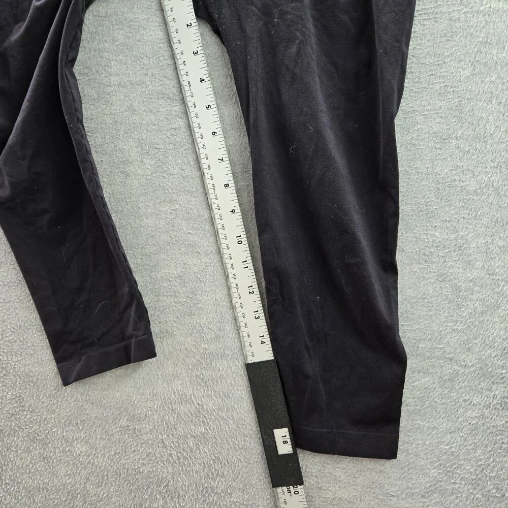 Gymshark Men Activewear‎ Pants M Black Elastane Nylon Running Legging Logo 18